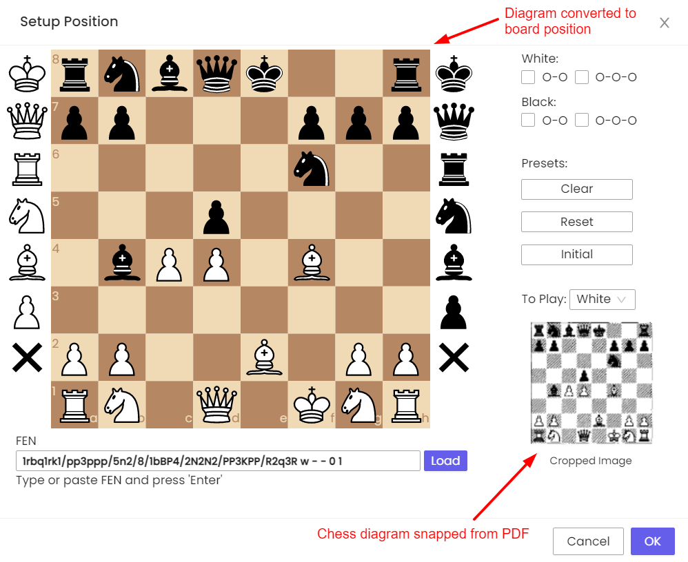 Introducing the PDF Scanner Feature: Transform Your Chess PDFs